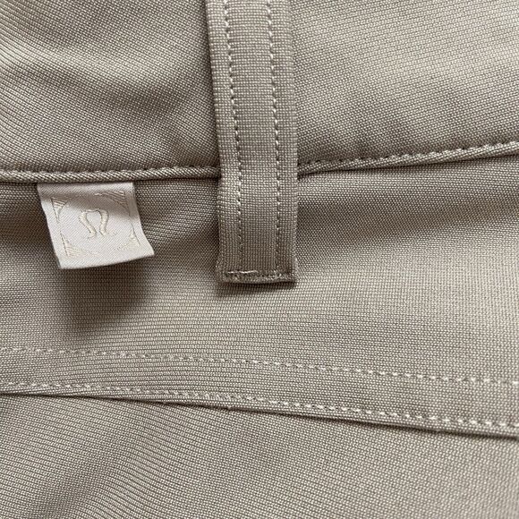 Lululemon ABC Slim Pants Warpstreme Khaki Tan Size 30 - Picture 6 of 12